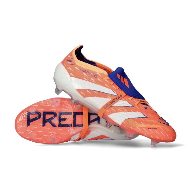 botas predator "naranjas"
